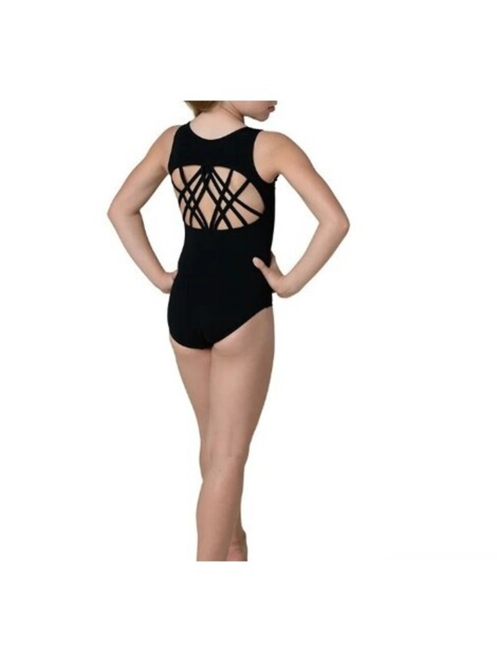 Dance in motion black ballet leotard